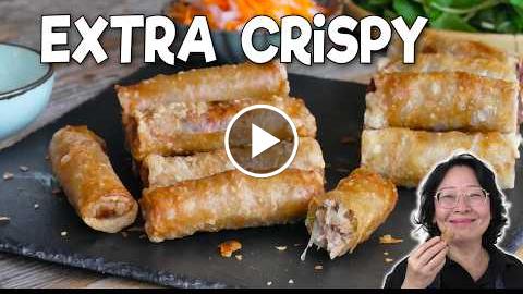 Spring Rolls Method Crispy Vietnamese Spring Rolls 2 Wrapping Methods (Water or Coconut ...